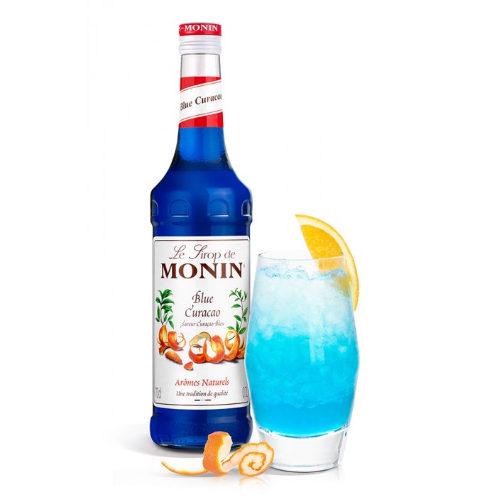 Monin Сироп Blue Curacao 700 Мл Голубой Кюрасао Цитрусовый Вкус Доставка